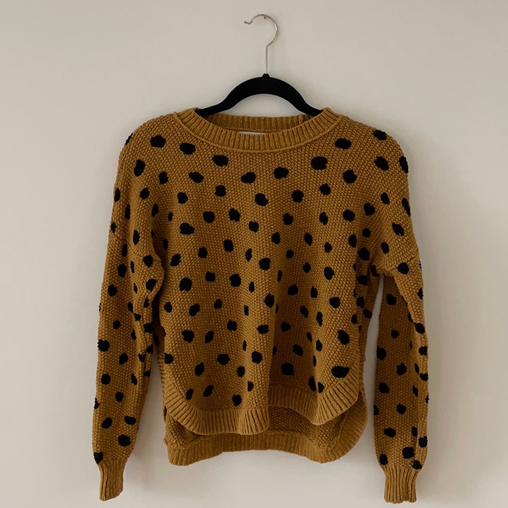 Polka dot Madewell Sweater